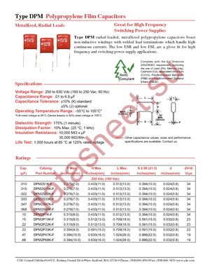 DPM4P15K-F datasheet  